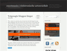 Tablet Screenshot of esyotmusic.de